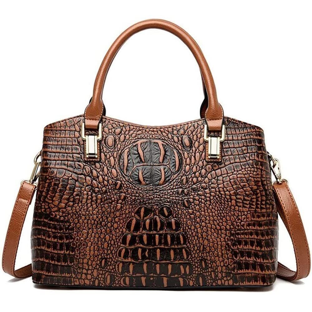 8367 Top Handle Satchel Handbags Crocodile Bag Designer Purse Leather Tote